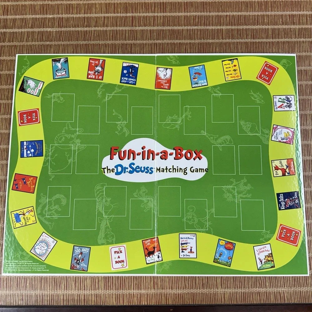 Fun-in-a-Box The Dr. Seuss Matching Game 2002 *COMPLETE*